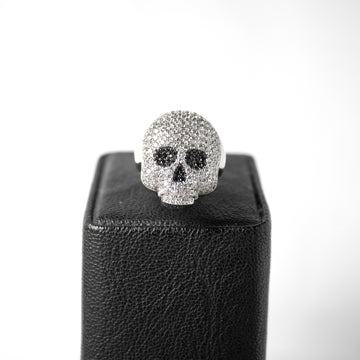 Anillo Calavera Silver Ice