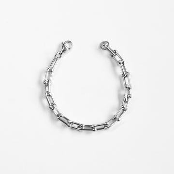 Brazalete Eslabon Silver 1.0