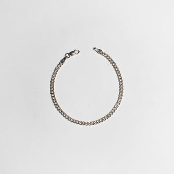 Brazalete Lomo Corvina 5mm Plata 925