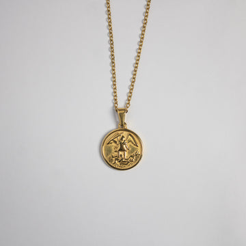 Cadena San Miguel Arcangel Gold 18k