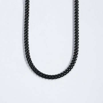 Cadena Cuban Link Clasic 8mm Black