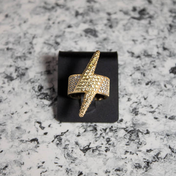 Anillo Rayo Ice Gold