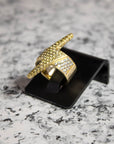 Anillo Rayo Ice Gold