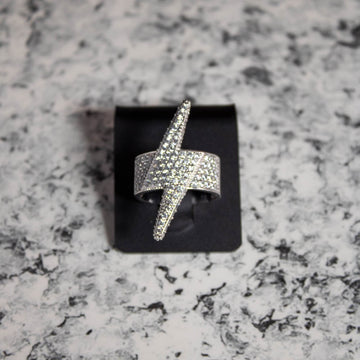 Anillo Rayo Ice Silver