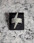 Anillo Rayo Ice Silver