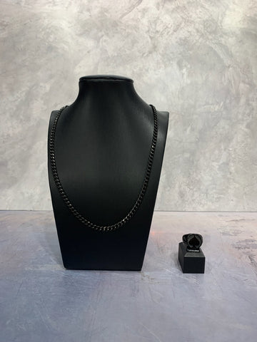 Pack Cadena y Anillo Black