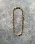 Cadena Cuban Miami 8mm Basic Gold 18k