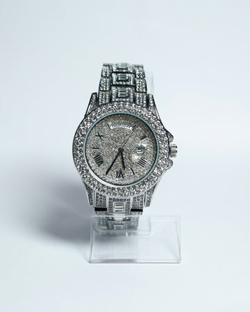Reloj Iced Romano Silver 18k