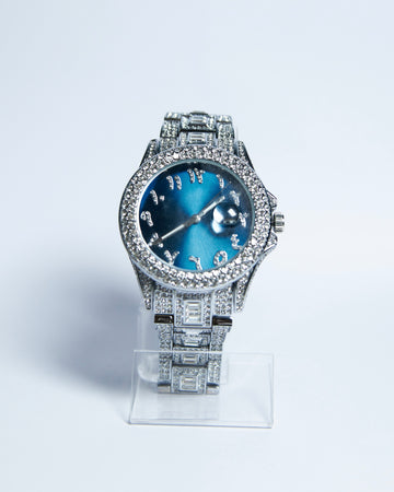 Reloj Iced Celeste Silver 18k