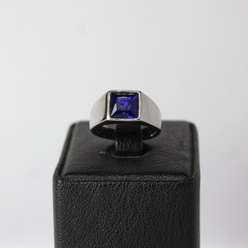 Anillo Mini Gema Azul