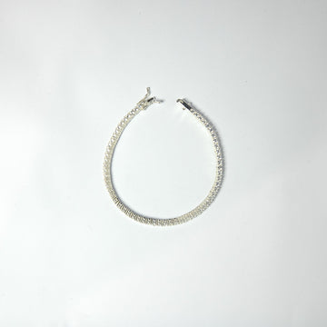 Brazalete Tennis 3mm Plata 925