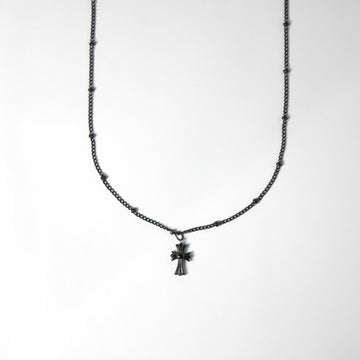 Black Mini Gothic Croos