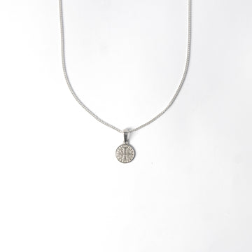 Cadena Dije San Benito Plata 925