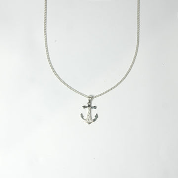 Cadena Dije Ancla Plata 925