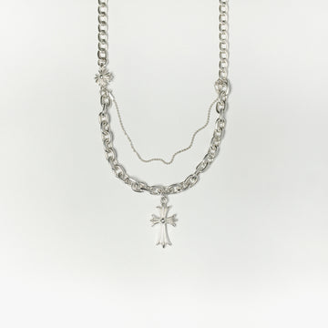 Cadena Gothic Croos Plata 950