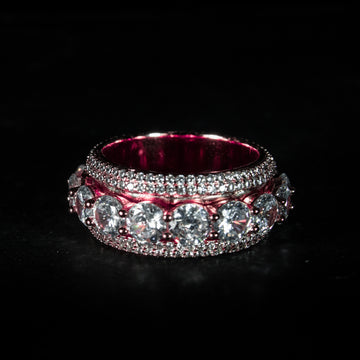 Anillo Premiun Ice Gold Rose