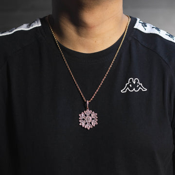 Cadena Copo Gold Rose Ice 18k