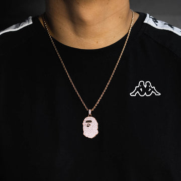 Cadena Bape Gold Rose 18k
