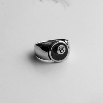 Anillo 8Ball Silver