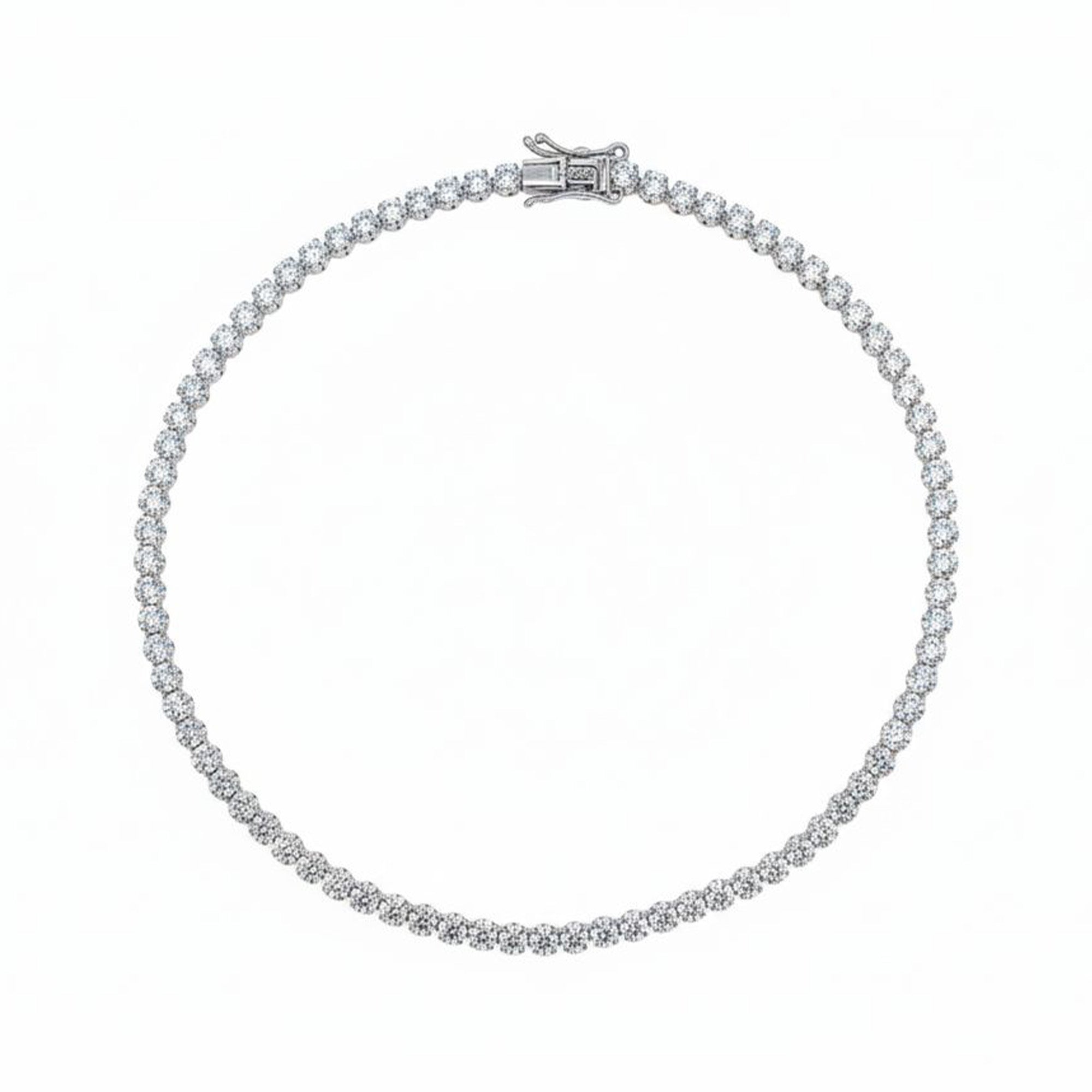 Brazalete Tennis circular 2.5mm Plata 925