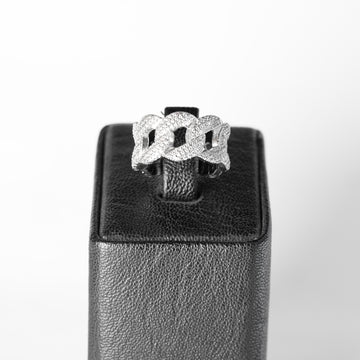 Anillo Cuban  Iced