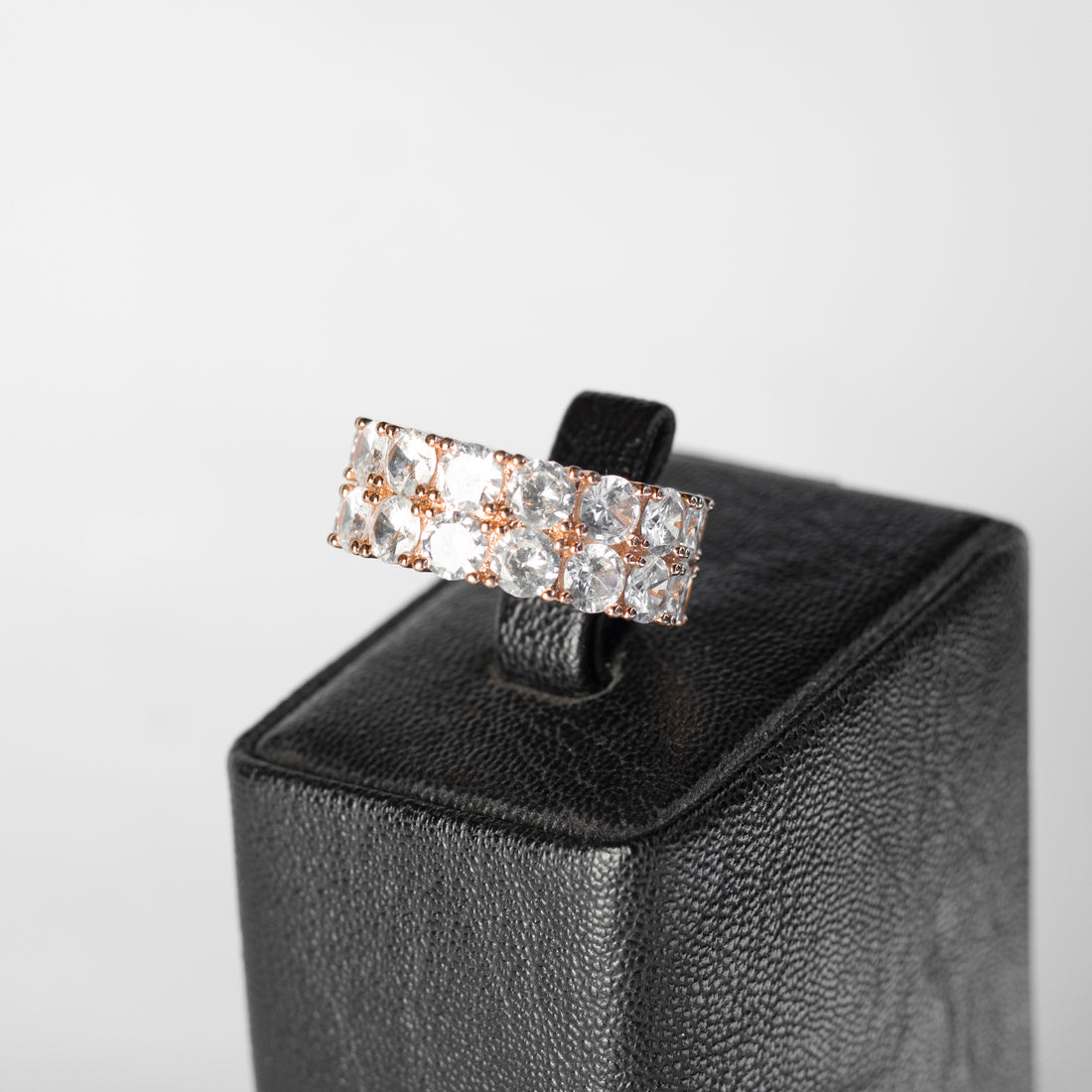 Anillo Doble Fila Gold Rose