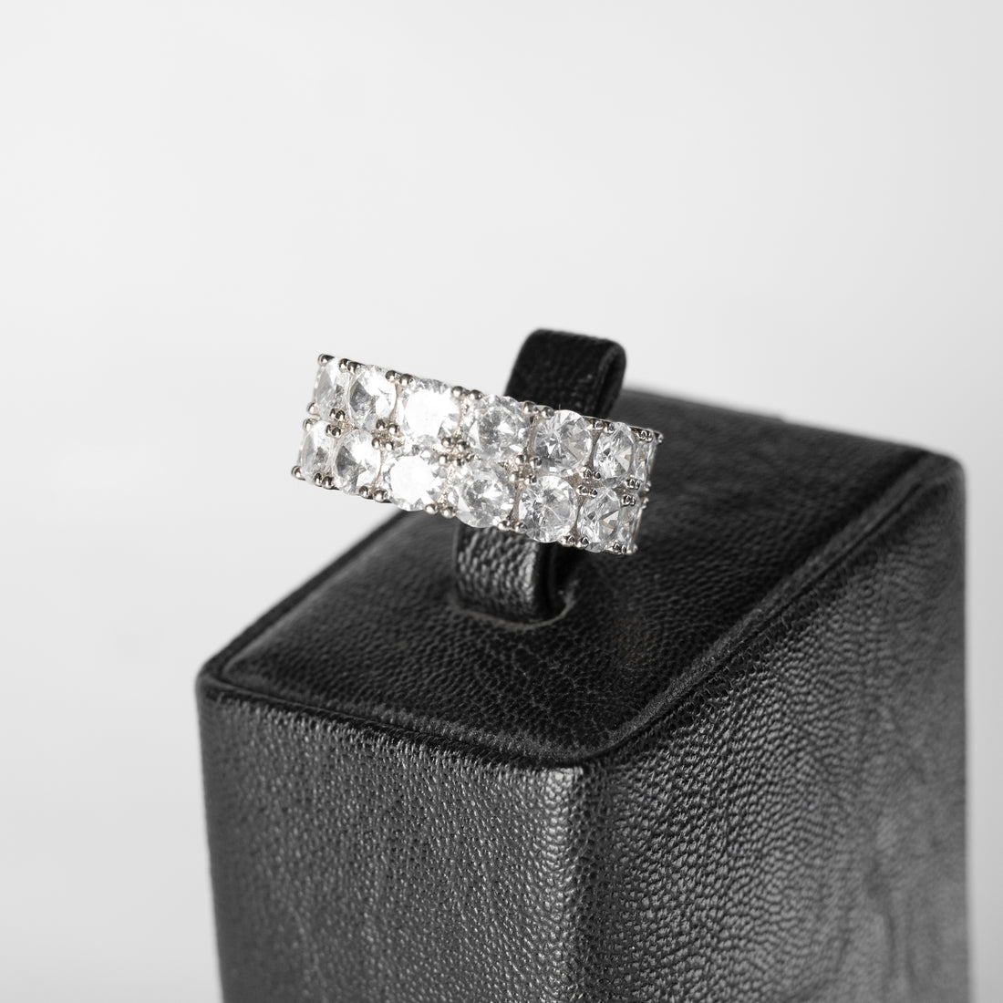 Anillo Doble Fila Silver