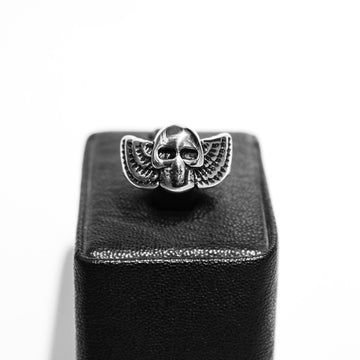 Anillo Skull Wings Silver