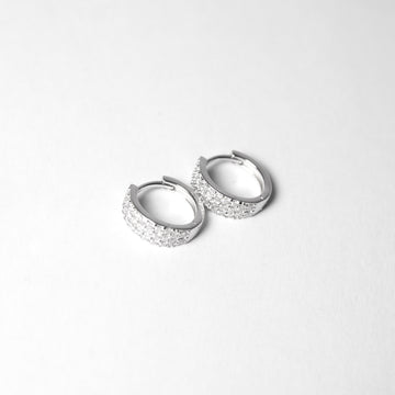 Argollas Mini chunky Plata