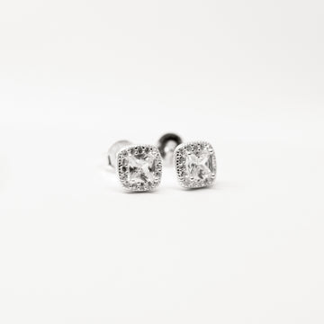 Arete Cuadrado ice 2.0 Plata 925