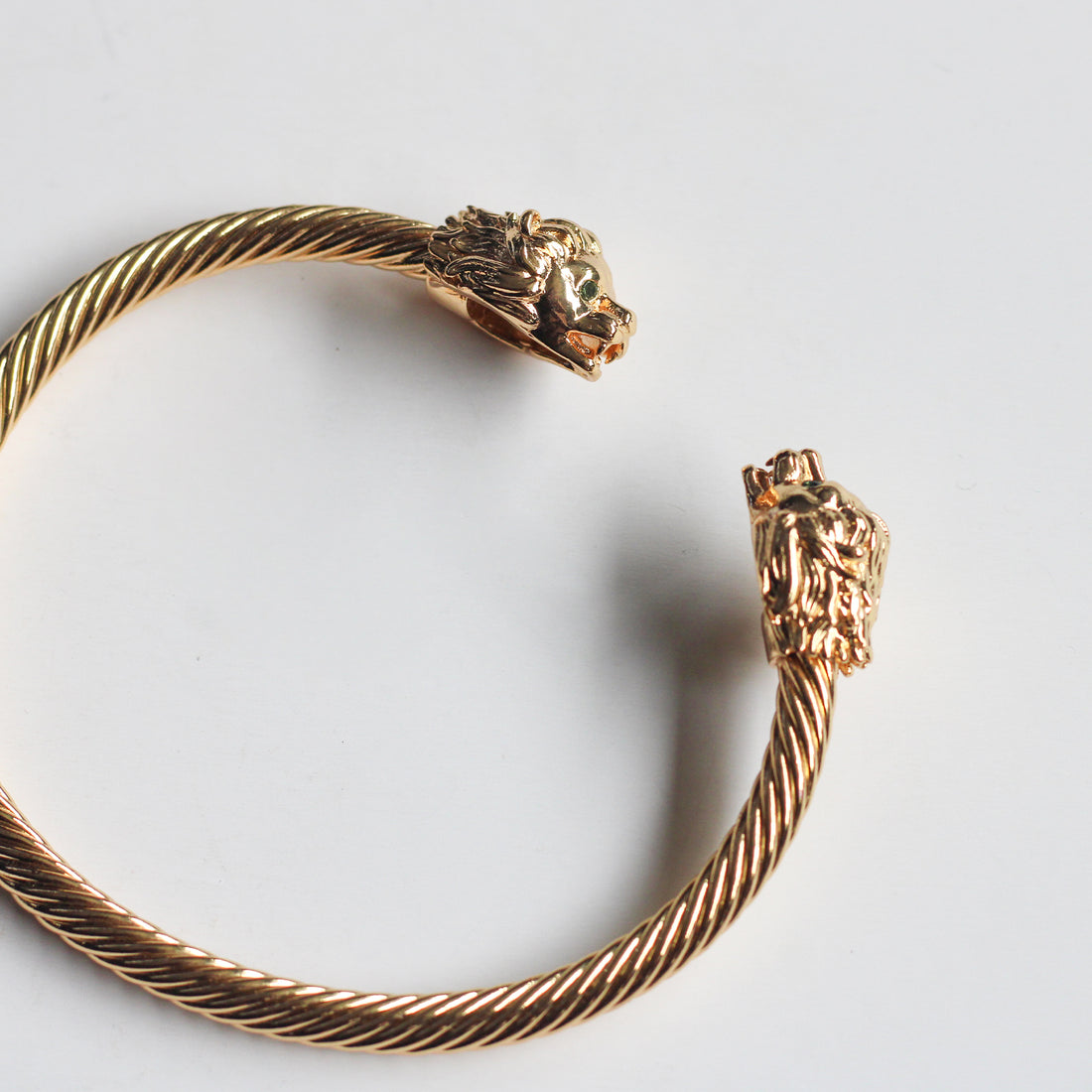 Brazalete Cabeza Leon Gold