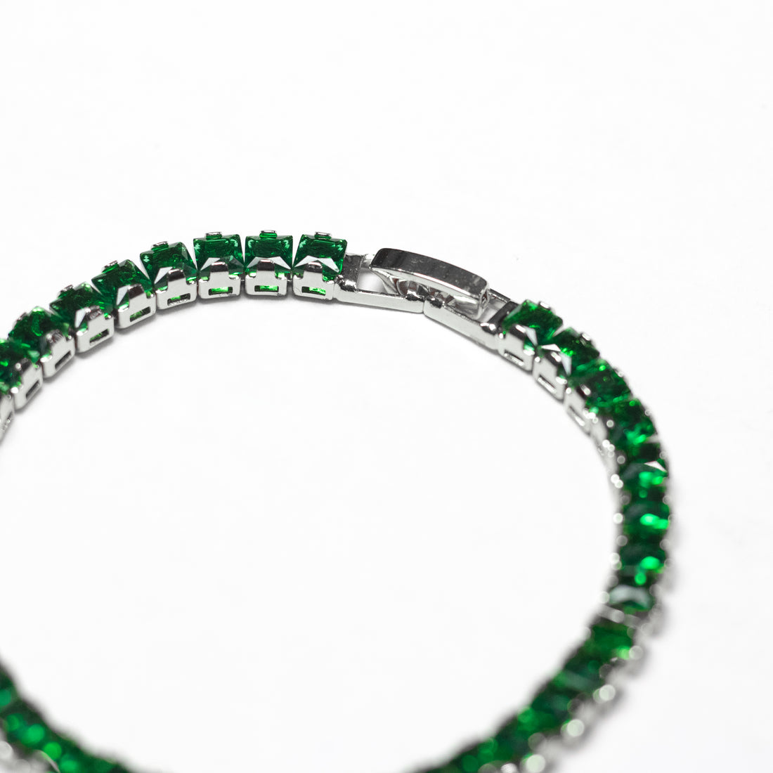 Tennis Green Silver 18k