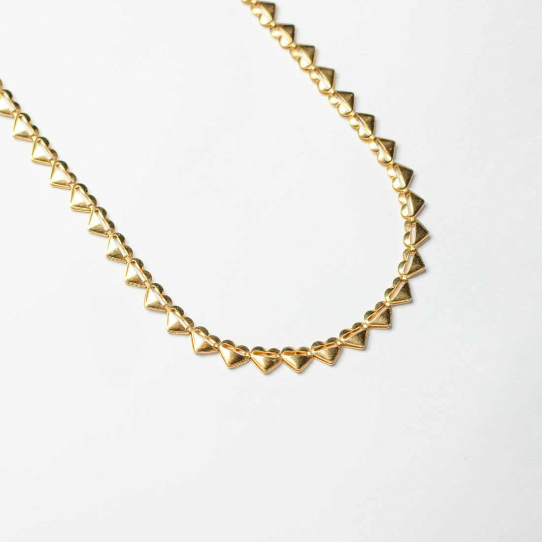 Cadena Heartline Gold