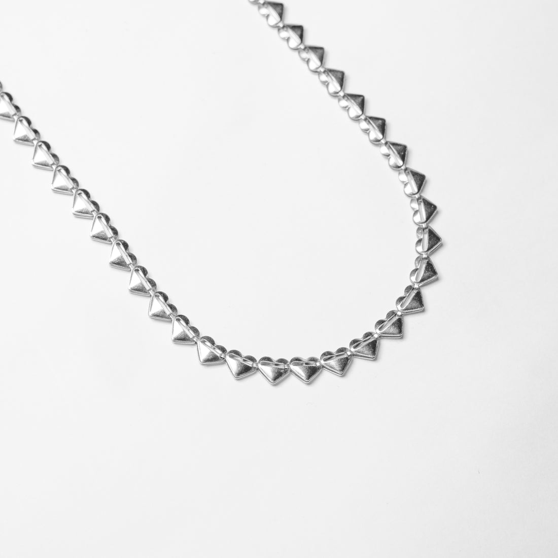 Cadena Heartline Silver