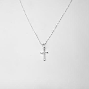 Cadena Cruz Plata 925