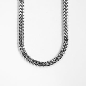 Cadena Cuban Link Clasic 10mm Silver