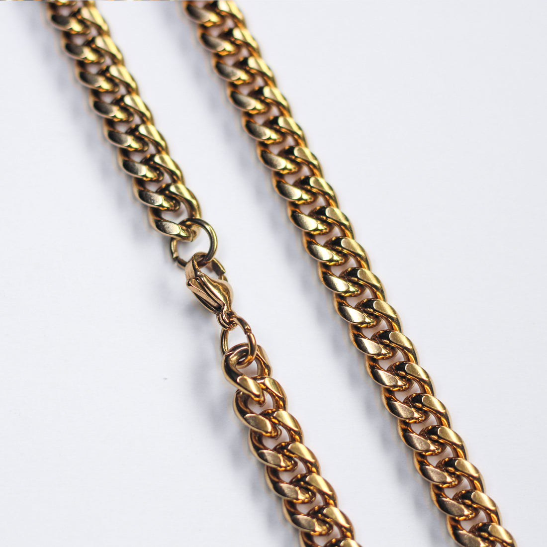 Cadena Cuban Link Clasic 10mm Gold