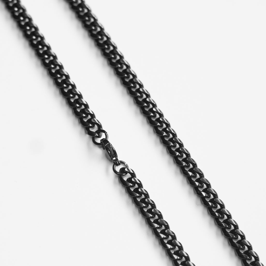 Cadena Cuban Link Clasic 8mm Black