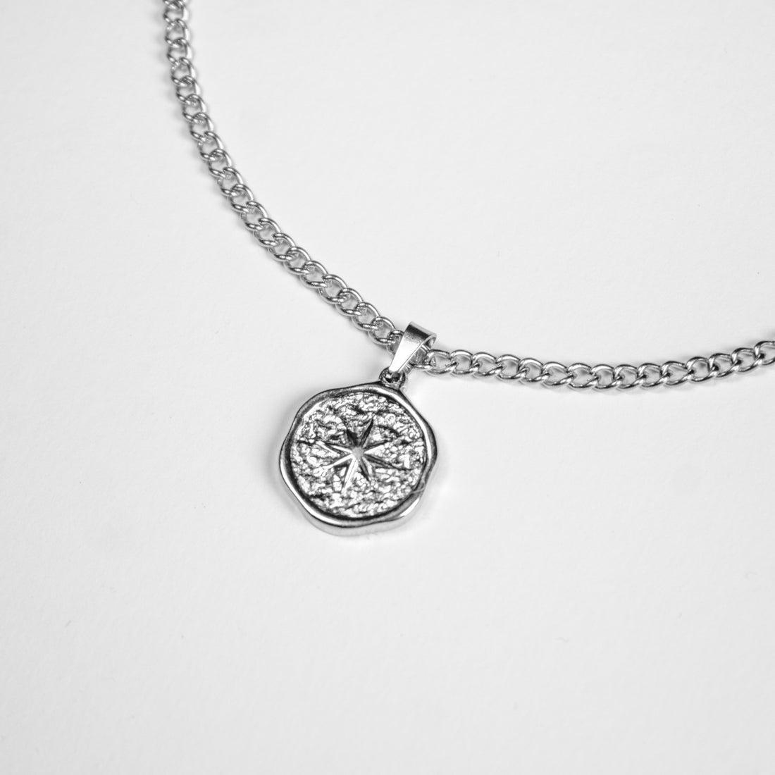 Compass Chain Silver