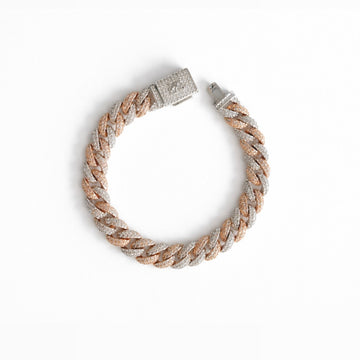 Brazalete Miami Cuban Doble Color