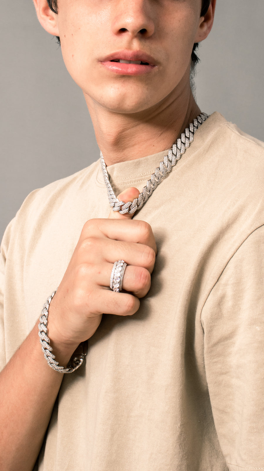Anillo Premiun Ice Silver