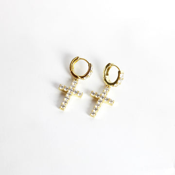 Argolla Cruz Gold Plata 925
