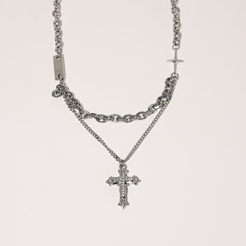 Cadena Doble Cordon White