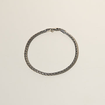 Brazalete Plata Quemada Espiga