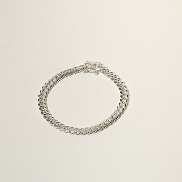 Brazalete Plata Cuban Link