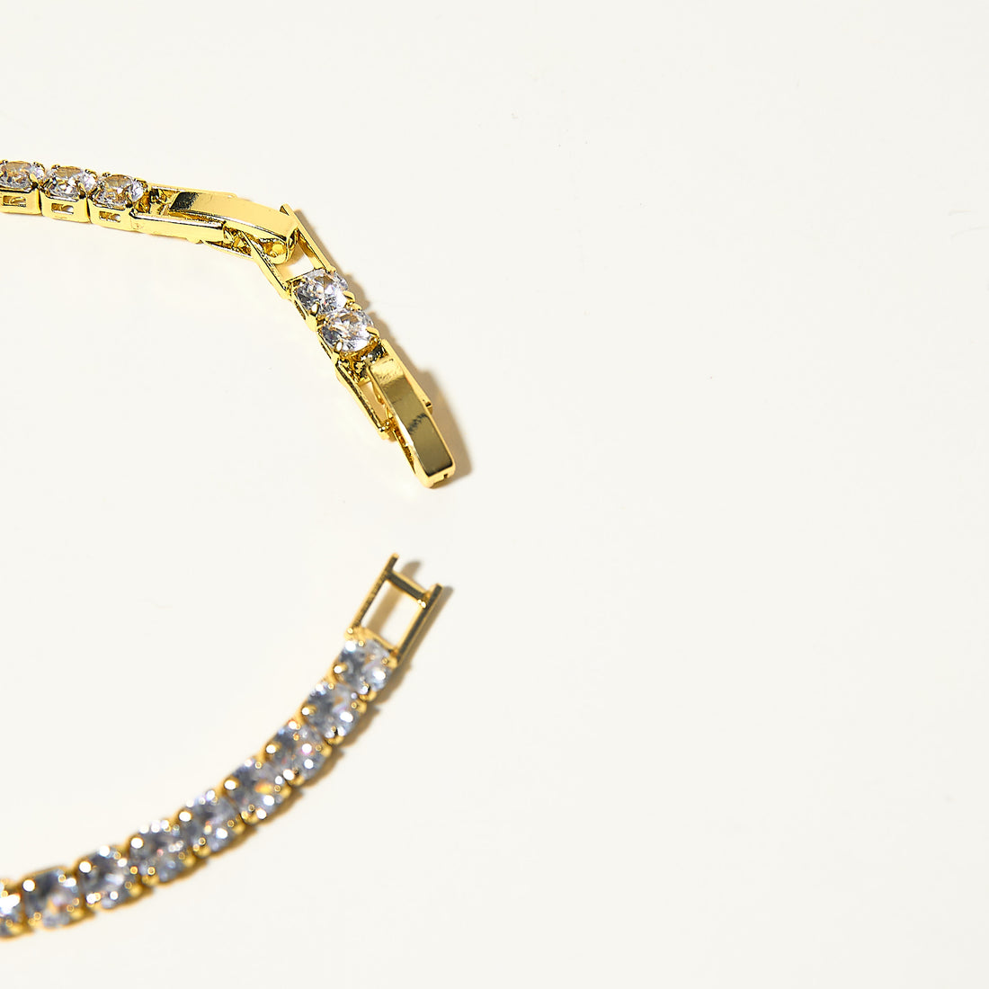Brazalete Tennis Basic Gold