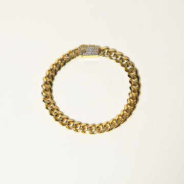 Brazalete Cuban Link Gold