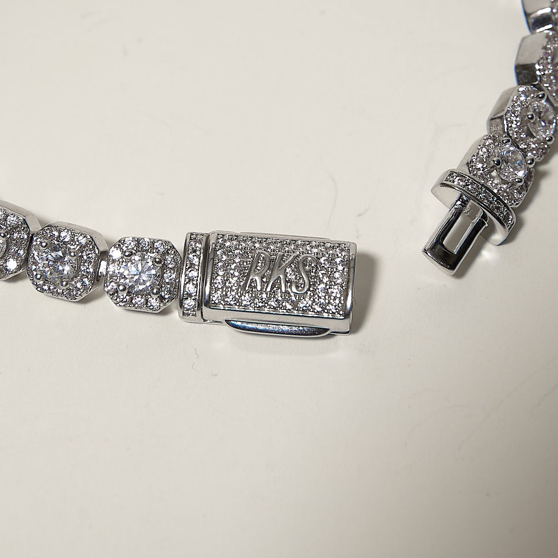 Brazalete Cuban Tennis Siver 8mm
