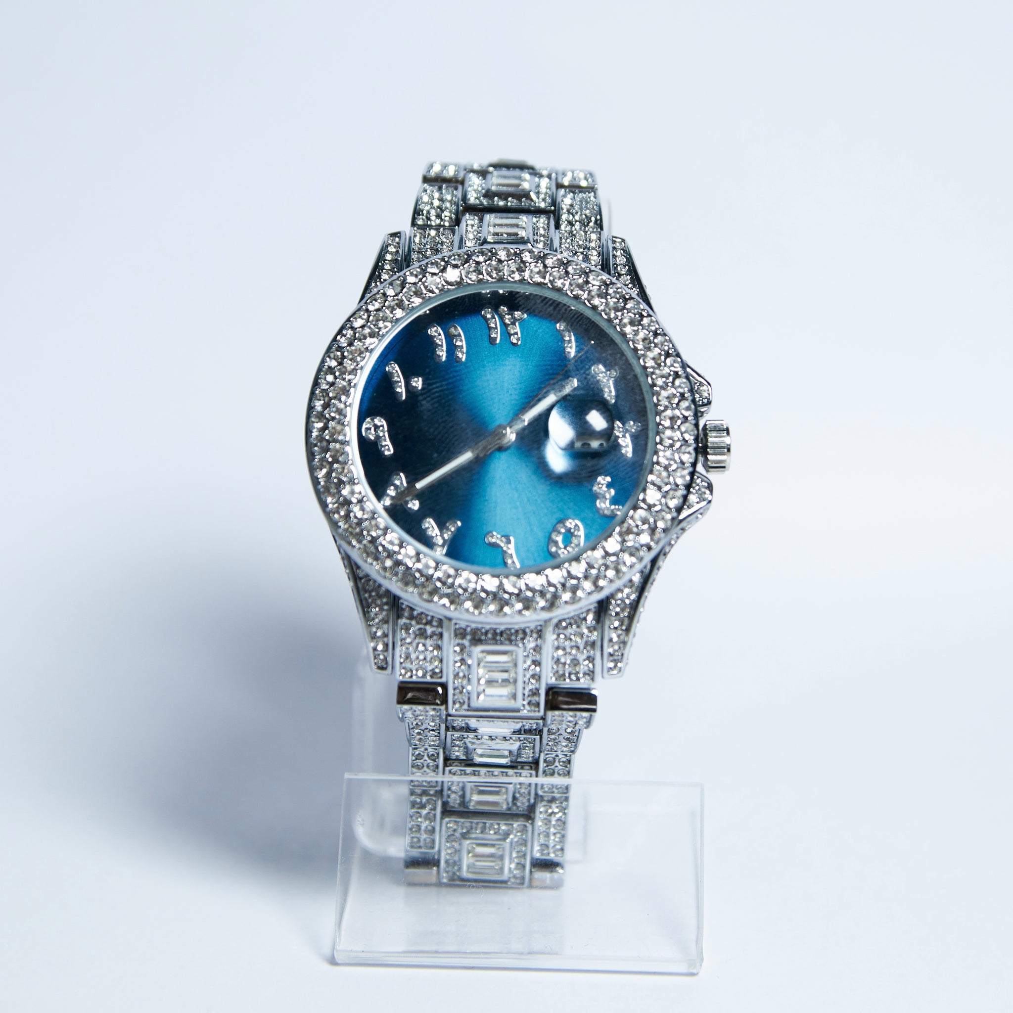 Reloj Iced Celeste Silver 18k