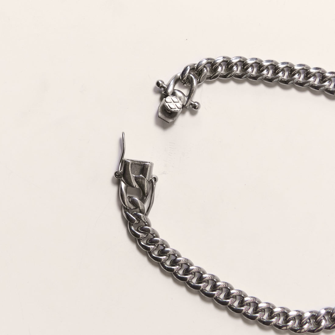 brazalete Cuban Link Silver 6mm